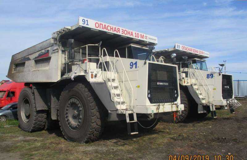 Карьерные самосвалы terex tr100: технические характеристики