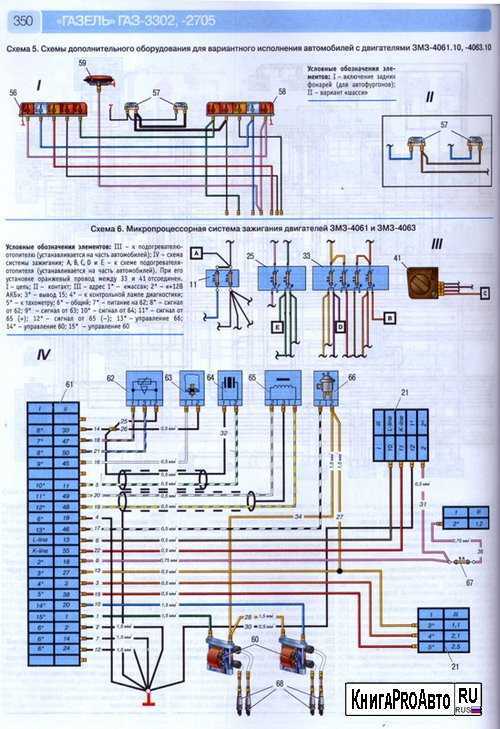 Электрическая схема автомобиля газель с двигателем 405
