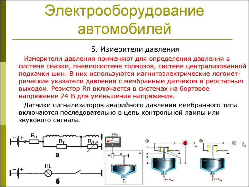 Виды электрооборудования