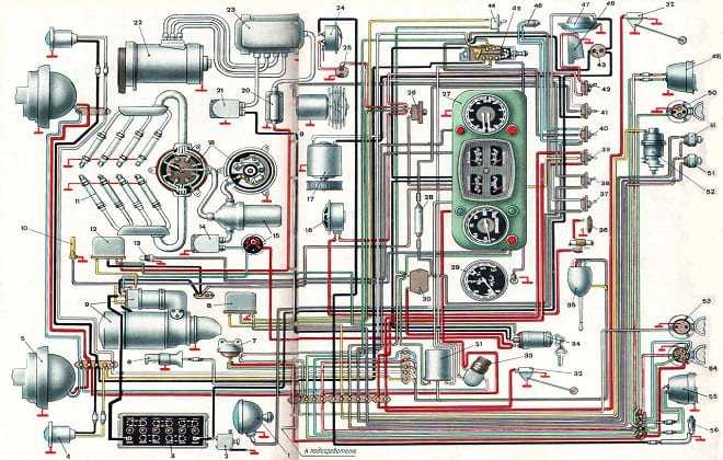 Зил 4331 схема электропроводки