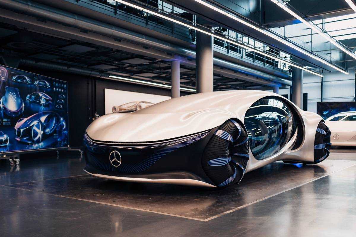 Mercedes benz vision avtr — автомобиль будущего без руля и панели приборов