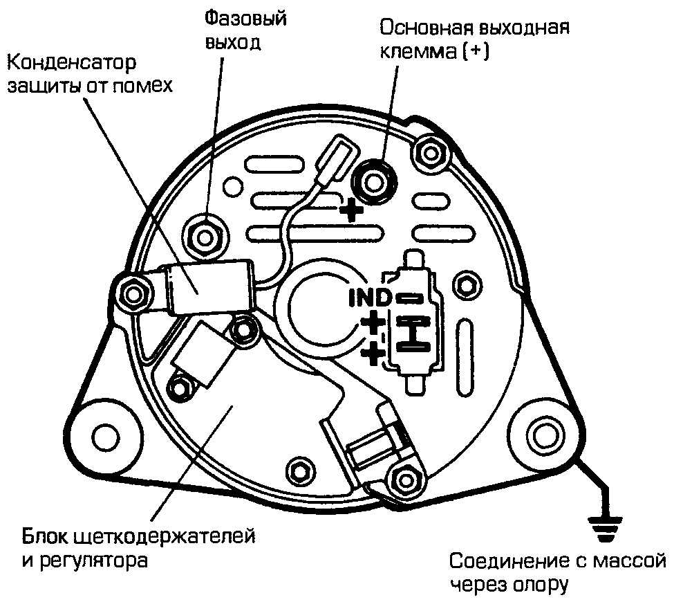 Генератор ваз 2110 устройство и схема