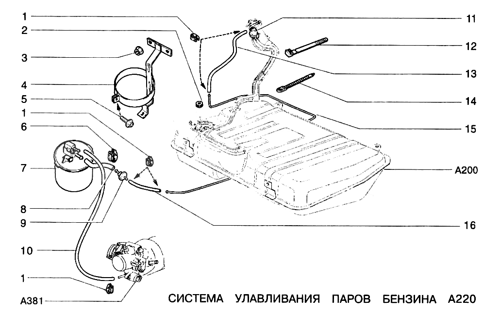 Топливная система нива 21214 инжектор схема