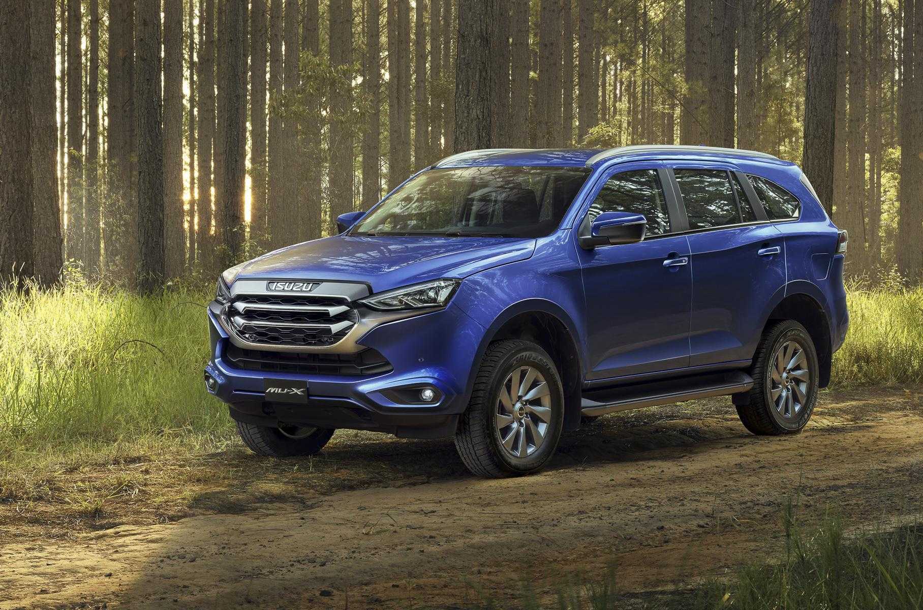 Isuzu mu-x 2022: новый рамный внедорожник на базе пикапа d-max