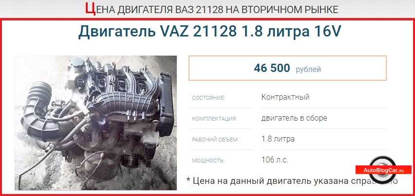 Двигатель приора 16 клапанов: технические характеристики