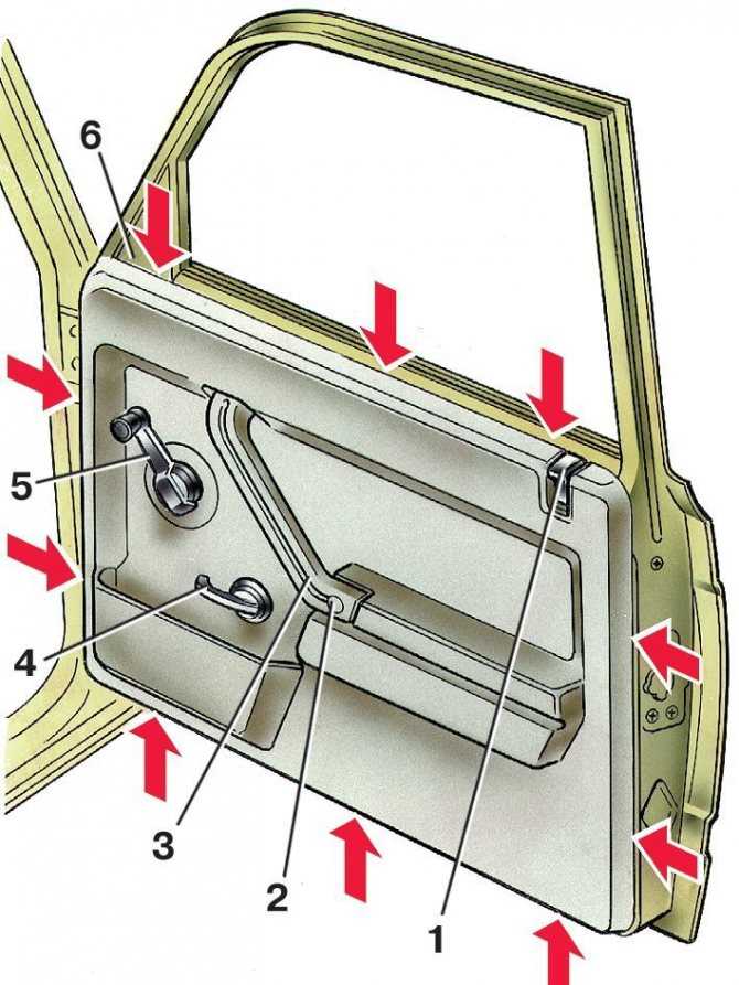 Замена обшивки двери на ваз 2108, ваз 2109, ваз 21099