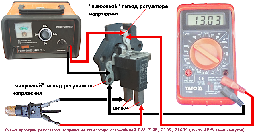 Как проверить реле-регулятор напряжения генератора