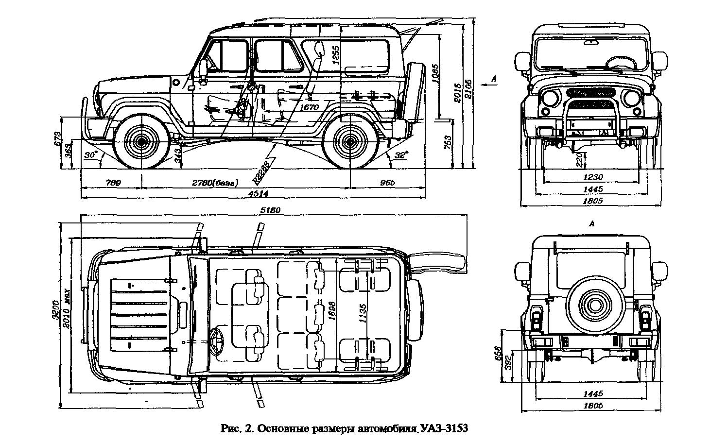 Уаз 3172 схема