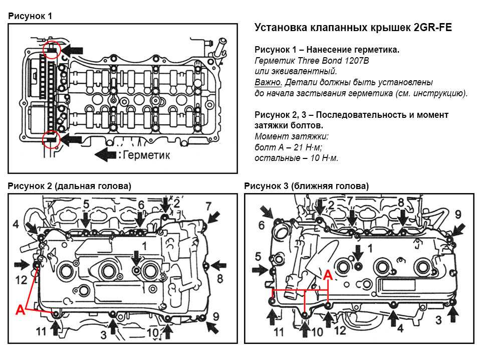 Как заменить прокладку головки camry