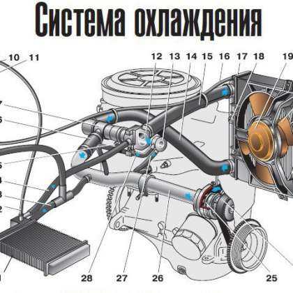 Система охлаждения на ваз 2110 инжектор (8 и 16 клапанов)