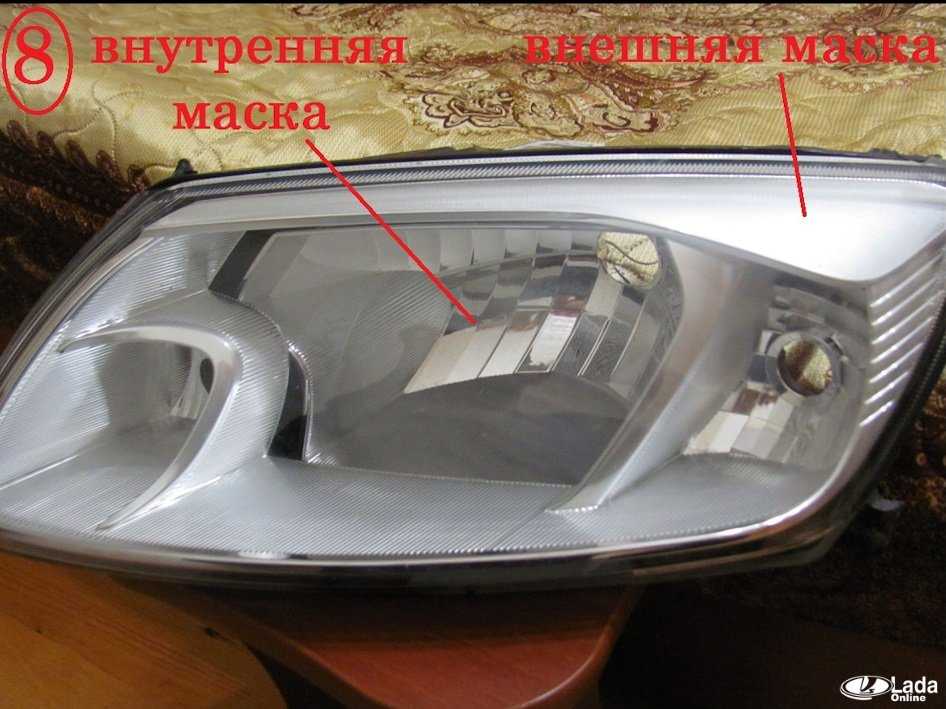 Замена лампы ближнего света лада гранта