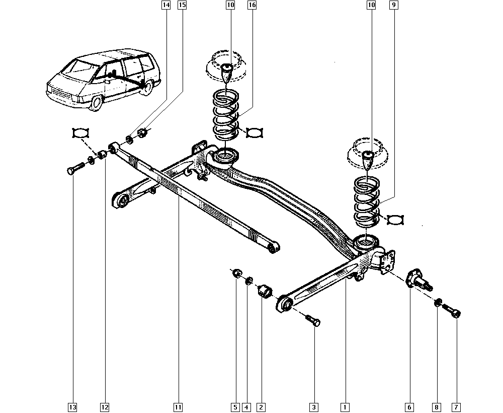 Подвеска рено логан 1 схема