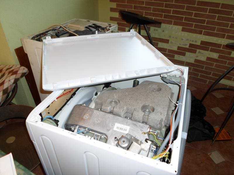 Как снять верхнюю крышку стиральной машины на примере indesit, lg, bosch, samsung