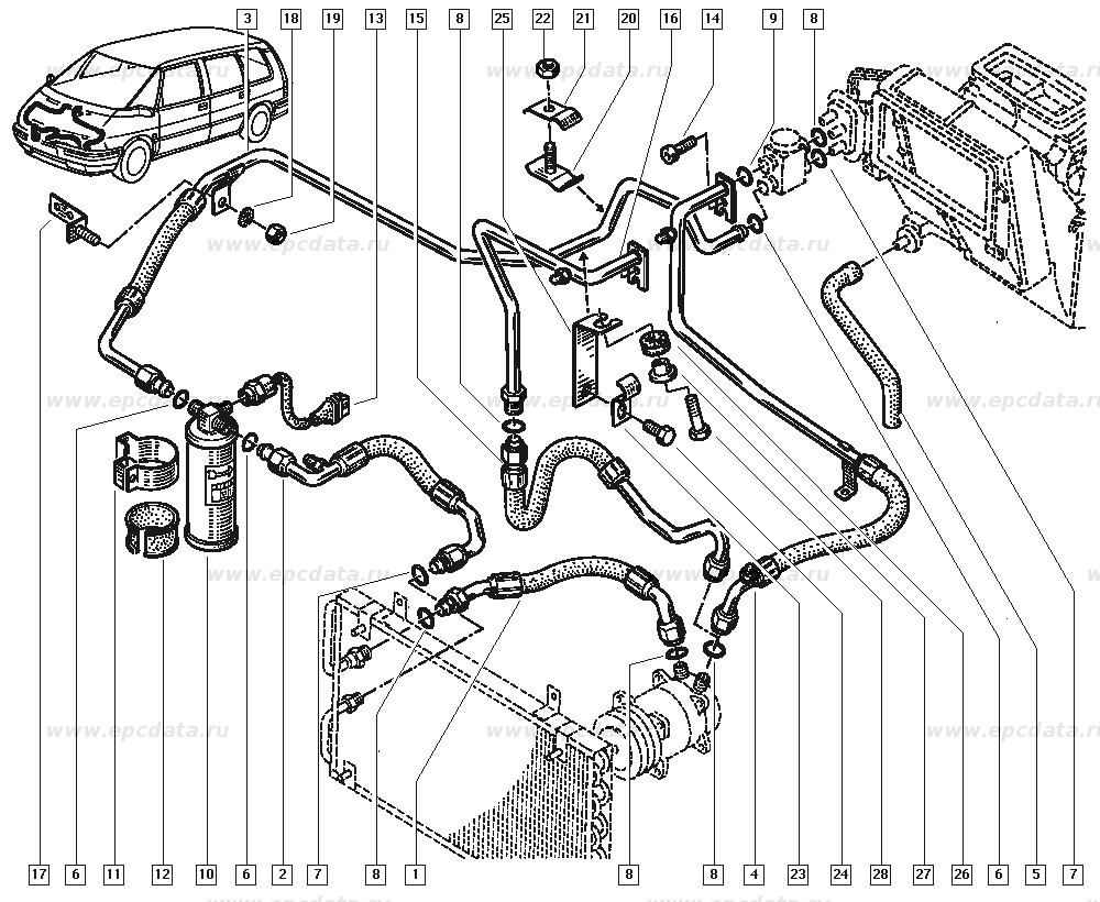 Кондиционер рено меган. Renault Megane 2 схема шлангов кондиционер. Система кондиционирования Рено Меган 2.