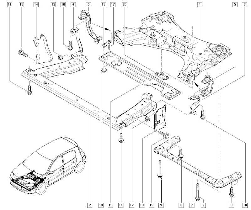 Подвеска renault megane (рено меган)