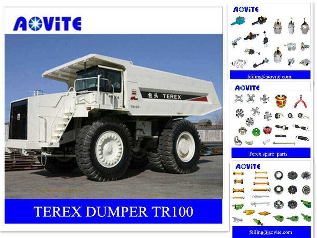 Самосвалы terex, обзор популярных моделей