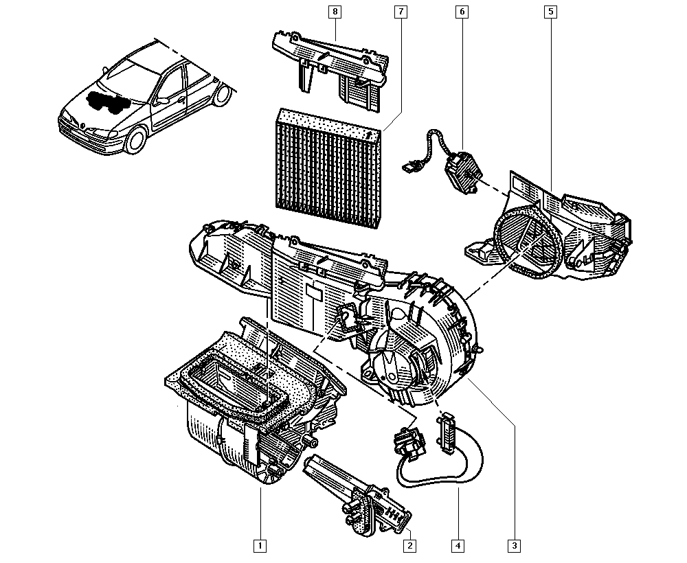 Что делать, если плохо греет печка renault megan 2