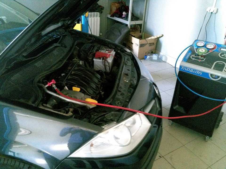 Заправка кондиционера фреоном рено меган 1 и 2