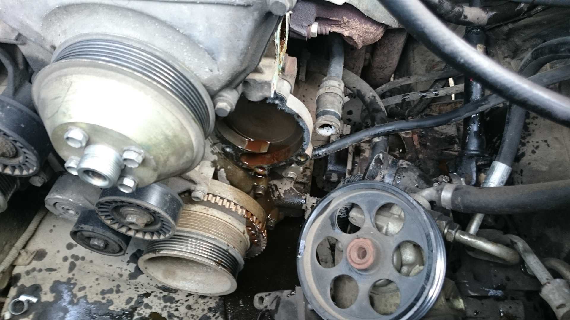Ремонт водяного насоса змз-409
