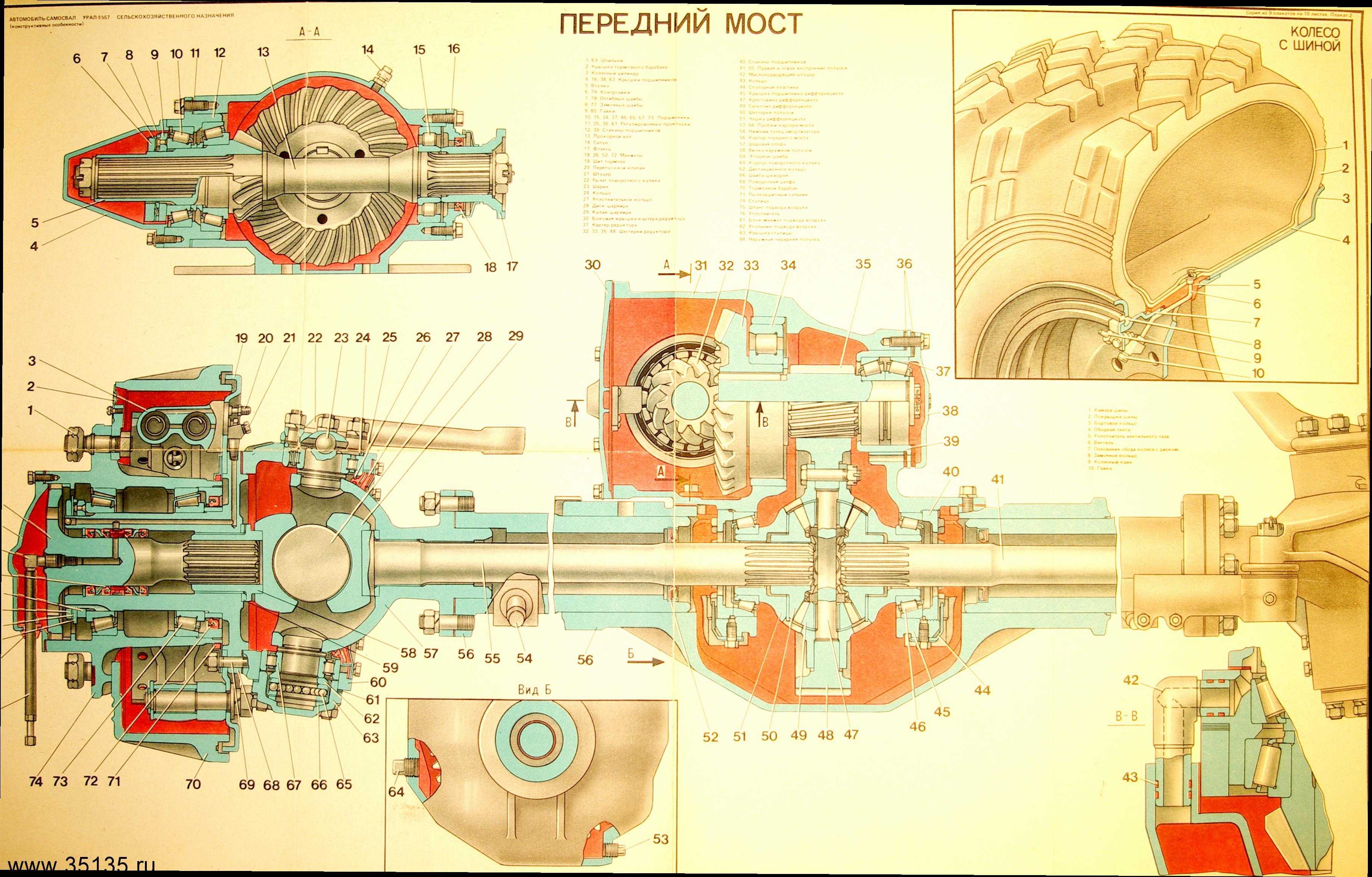 Задний мост урал 4320