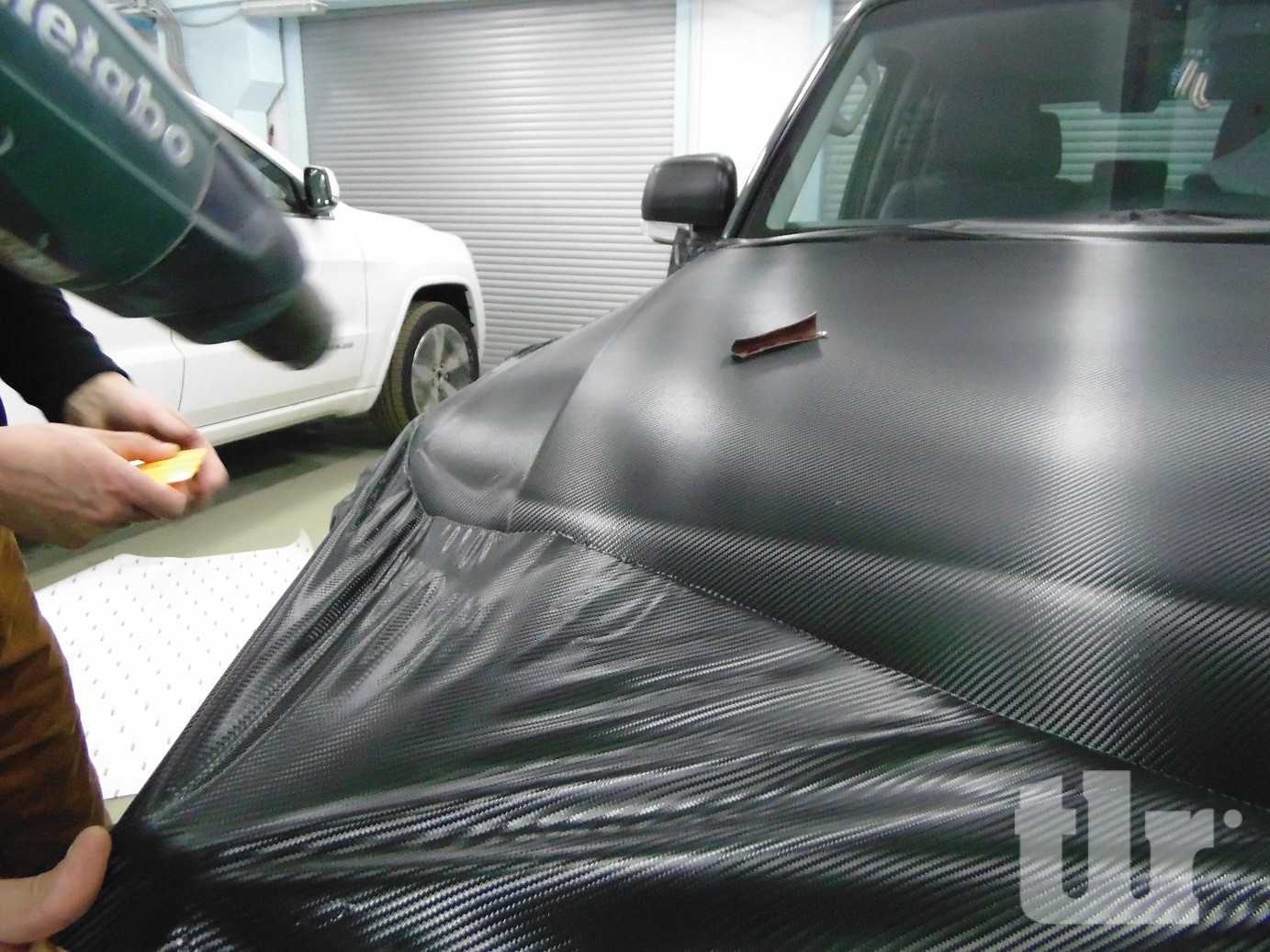 Как клеить карбоновую пленку на капот авто: фото и видео